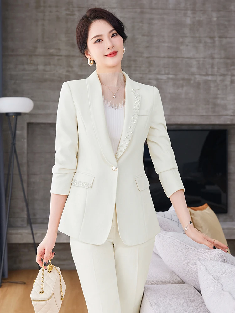 Uniform Ladies Coat Suit Design New Style Ladies Women Work Wear