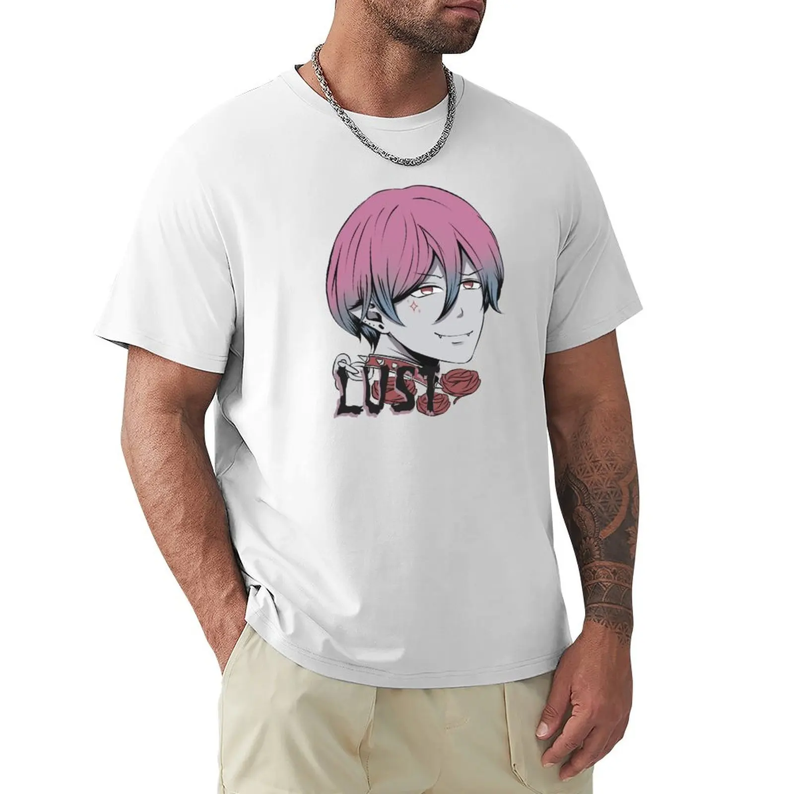 

Lust Anime Boy T-Shirt summer clothes customizeds summer tops customs mens champion t shirts