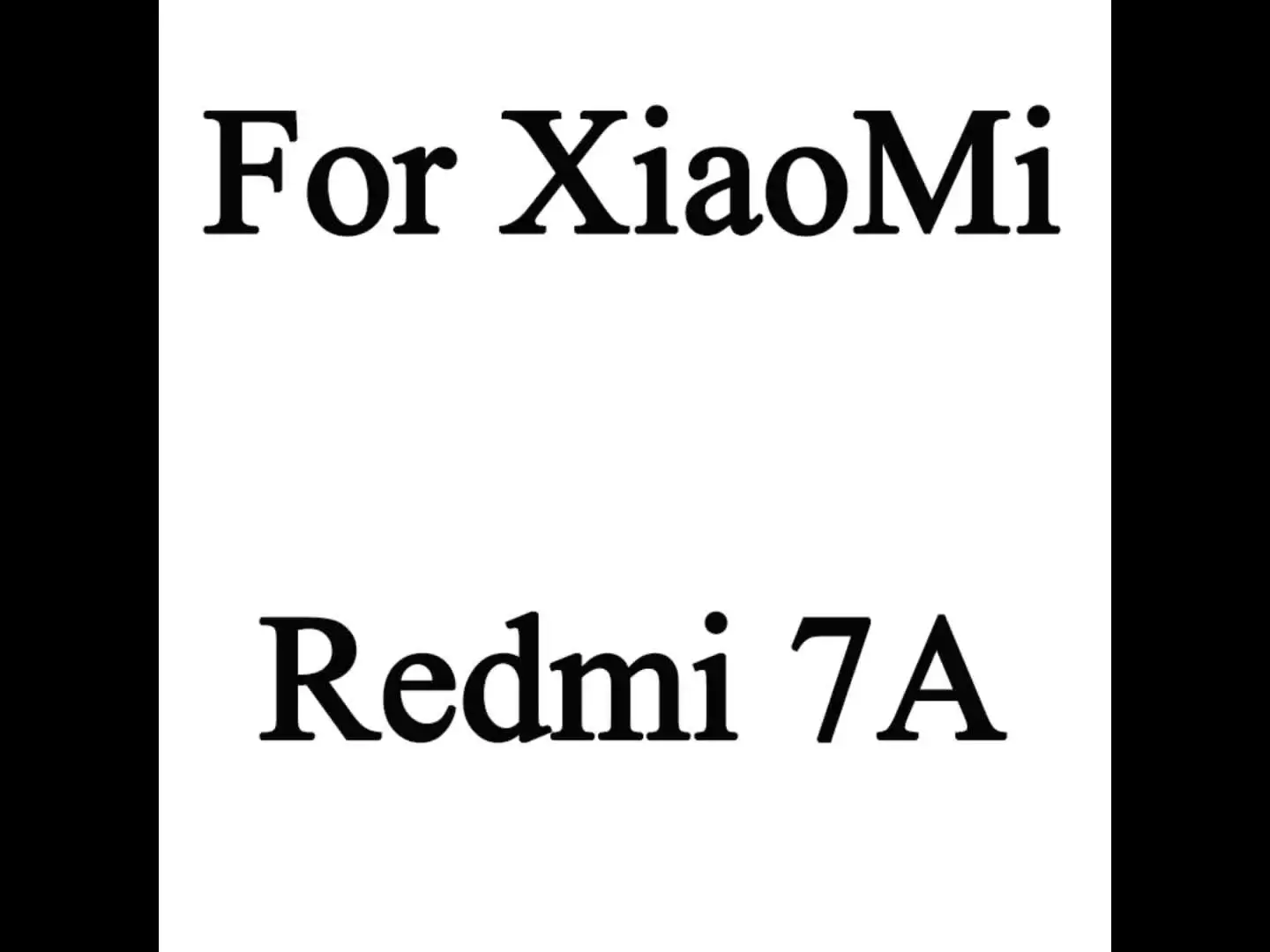 Tapa Trasera Compatible Con Xiaomi Redmi 7a M1903c3eg Negro | Meses sin