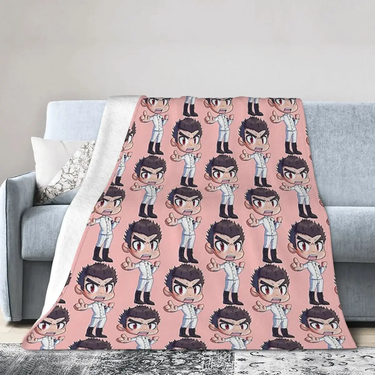 

Kiyotaka Ishimaru Danganronpa Blanket Soft Warm Flannel Throw Blanket Bedding for Bed Living room Picnic Travel Home Sofa