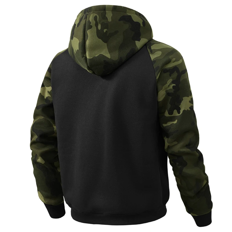 Camouflage Hoodie Jacket Men Autumn EU Size Hoodies Loose Sportswear Fleece Hooded Sweatshirt Fashion Casual Man Outwear