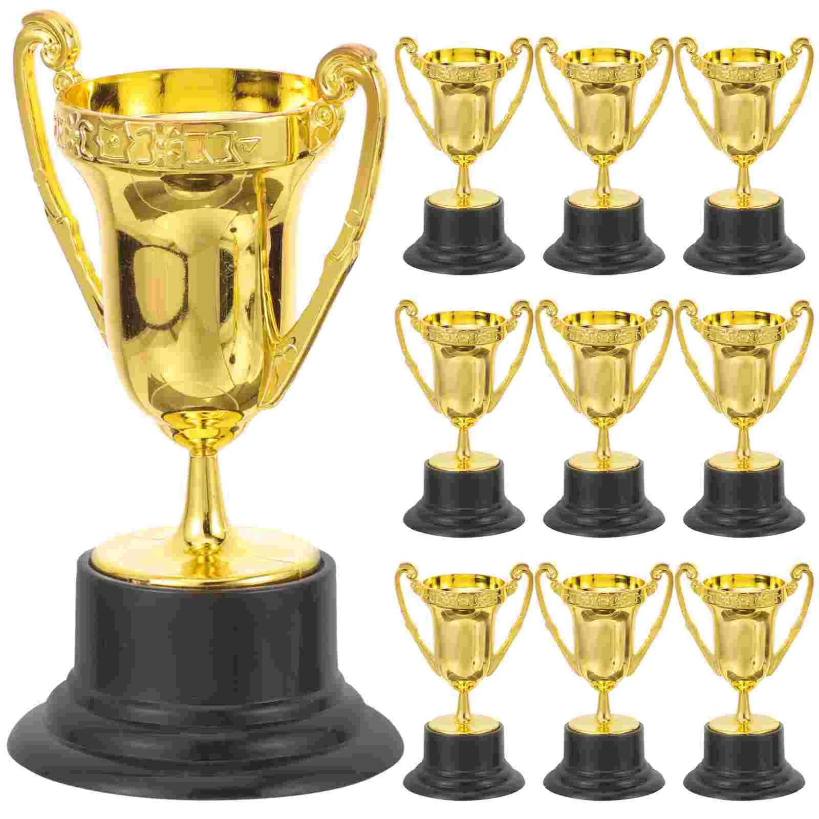 

Golden Mini Award Trophy Plastic Reward Prizes Kindergarten Kids Gift Awards Games Reward Props Party Gifts Toy Decor
