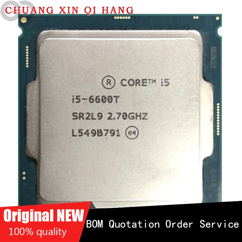 

FOR Intel Core i5-6600T I5 6600T 2.7GHz Quad-core Four-thread CPU Processor 6M 35W LGA 1151