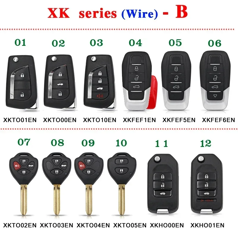 Universal Wire Remote - Xhorse VVDI XK Series (Enhanced)