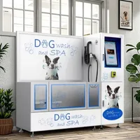 Distributeur automatique de lavage pour chiens en libre-service personnalisable avec paiement par carte de crédit et code QR pour les animaleries et les parcs 3