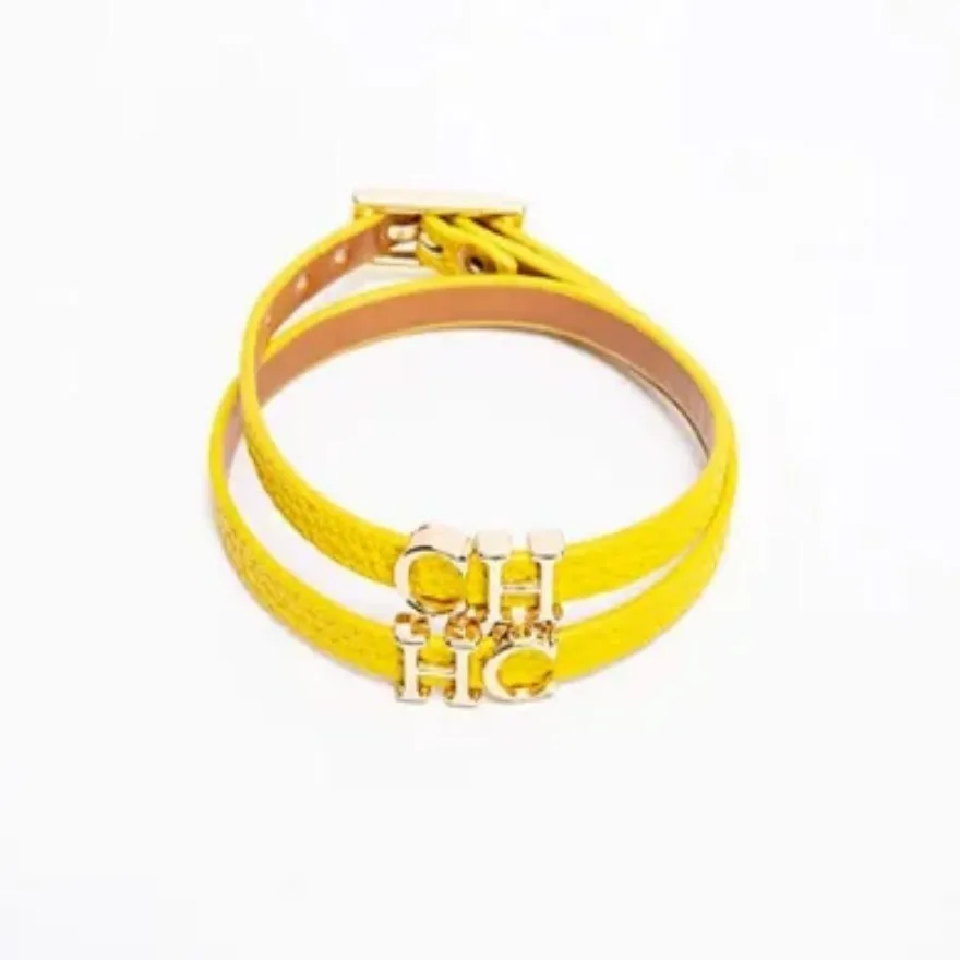 CH إكسسوارات عالية الجودة إنجلترا السيدات سوار معدني الموضة الكلاسيكية السيدات سوار سوار من الجلد تصميم عالي الجودة