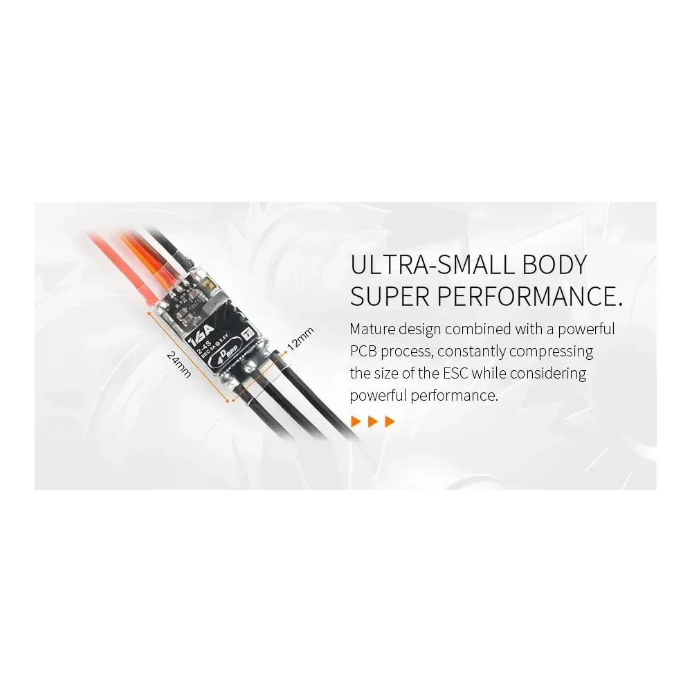 T-MOTOR AM16A 16A 2-4S F3P ESC Stable Electronic Speed Control for FPV Drone Builders and F3P Flight Enthusiasts thumbnail 4