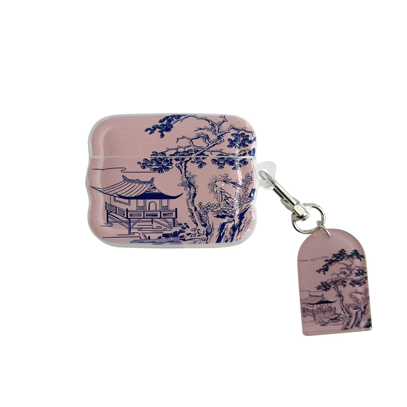 Custodia Per Apple Airpods 3 Custodia 1 2 Pro 3A Generazione Con Portachiavi Landscape Fundas Earpods Cover Rigida Per Airpods Pro 2 Case