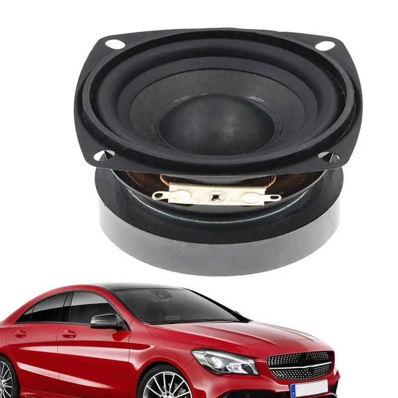 car stereo subwoofer 15-25W Roasted Black Music Stereo Full Range Frequency Speaker Universal Car Audio Horn For Vehicle