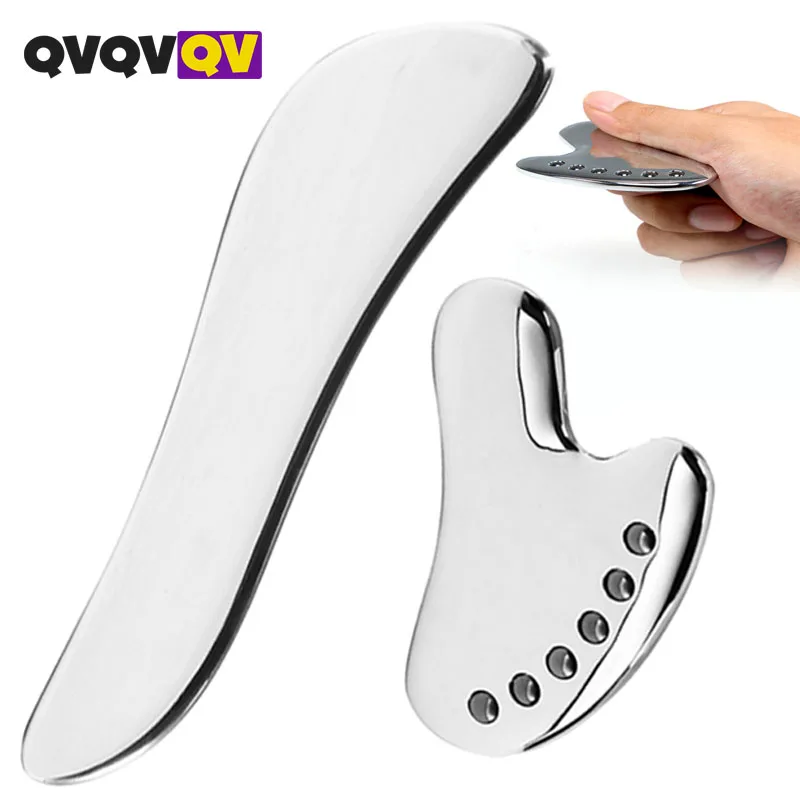 

1Pcs Stainless Steel Gua sha Scraping Massage Tool,IASTM Tool,Muscle Scraper Physical Therapy for Soft Tissue,Used for Back,Legs