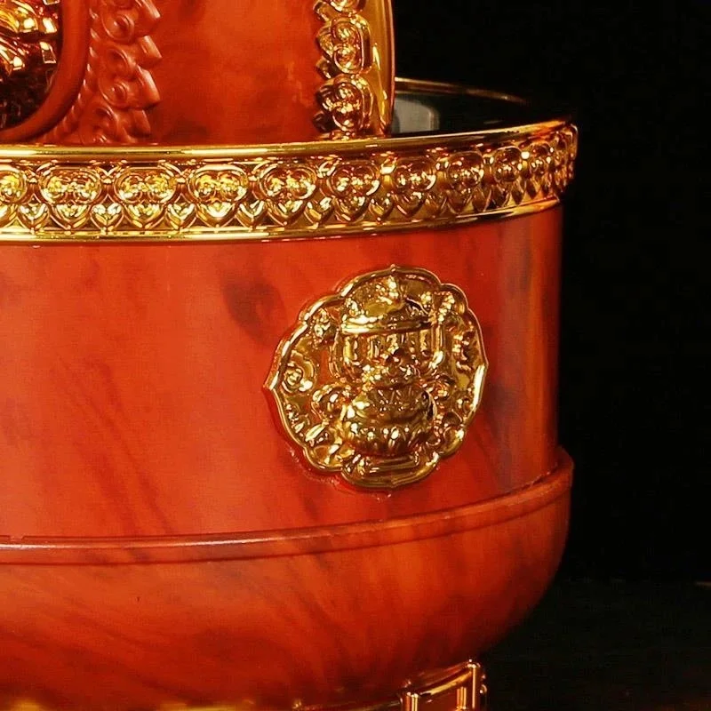 Tibetan Brown Toba Jar Food Bottle Organizer Tantric Metals Handicraft Buddhist Auspicious Tribute Home Gift Desktop Decorative 4