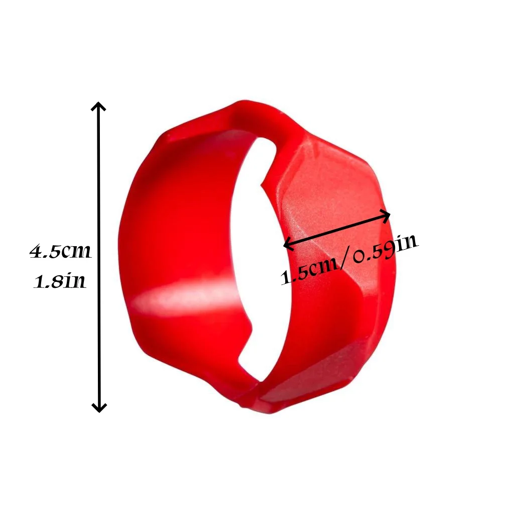 Enhanced Non-Slip Grip Rings for Racket Sports – Professional PU Material for Superior Comfort and Sweat Absorption