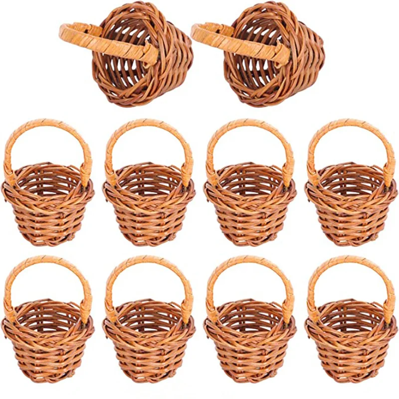 Cesto picnic in vimini vintage per 4 persone