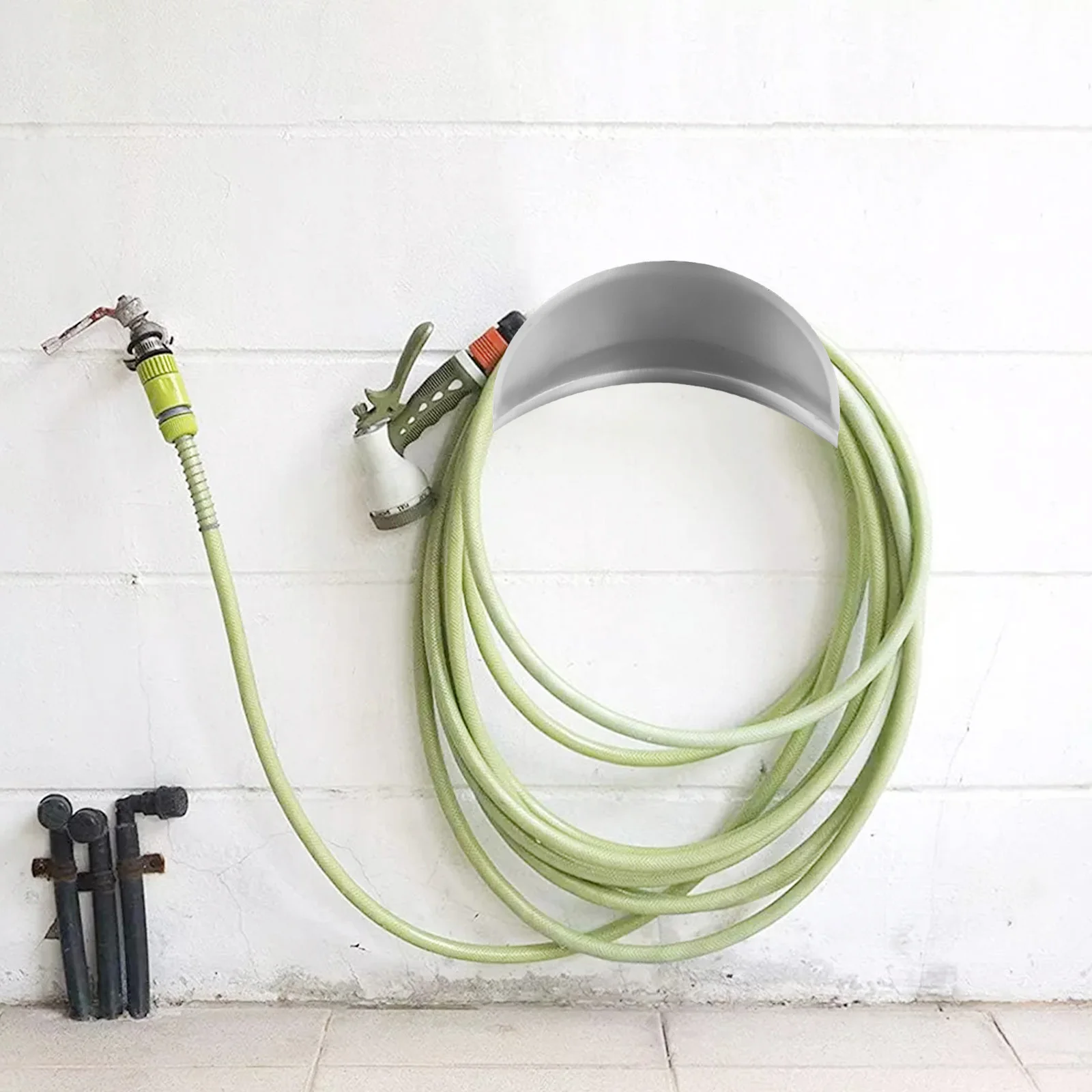 Garden Hose Holder Hanger Wall Mount Water Hose Holder For Storage Waterhose Water Heavy Duty Reel