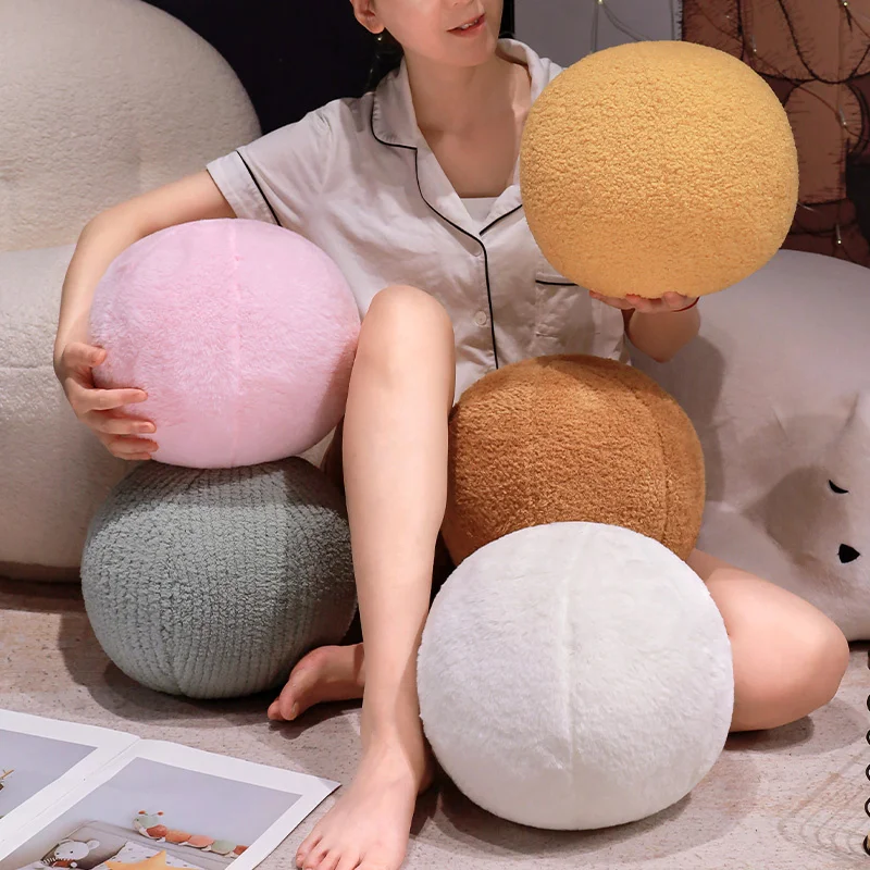 30x30cm Plush Ball Toy Stuffed Colorful Soft Squishy Dancing Accessory Pillow Sofa Chair Bed Decor Plushie Gift 4