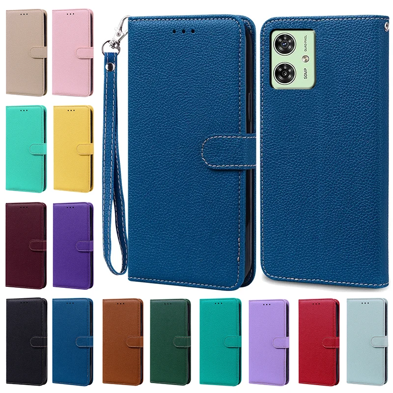 Custodia Per Moto G54 5G Cover Per Motorola G54 Bumper Luxury Leather Wallet Flip Phone Case Per Moto G54 G 54 Fundas Protective