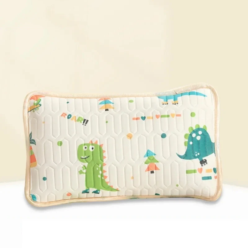 Summer Household Cool Child Pillowcase Cartoon Style Ice Silk Breathable Baby Pillowcase Kindergarten Envelope Type Pillow Cover