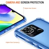 redmi 10a, tempered glass + case for redmi 10a 10c soft clear shockproof silicone phone cases redmi10a xiaomi redmi 10 a cover 3