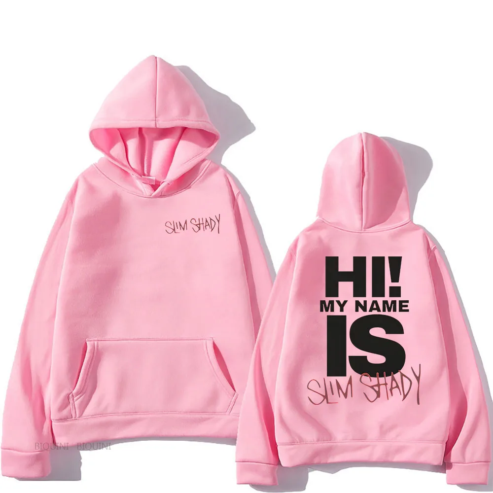 Eminem Slim Shady Hoodies Sudaderas Con Capucha Long Sleeve Men Women Sweatshirts with Hooded Fleece Unisex Pullovers 6