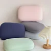 2024 New Cool Silk Small Pillow Memory Foam Pillow Student Nap  Office Cushion  Core 5