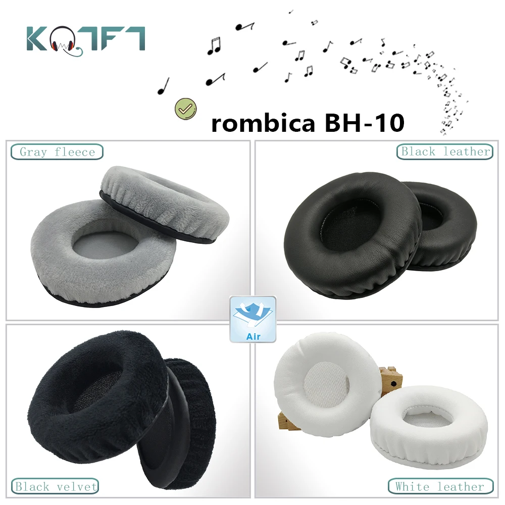 

KQTFT flannel 1 Pair of Replacement Ear Pads for rombica BH-10 Headset EarPads Earmuff Cover Cushion Cups