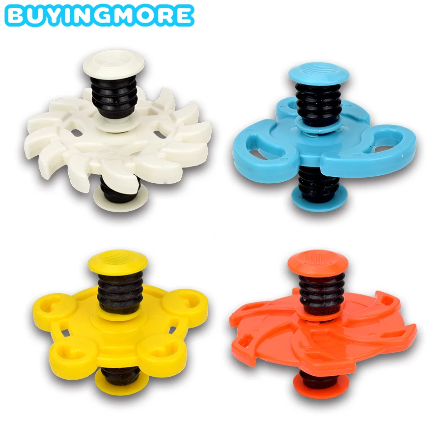 Funny Spinning Top Toys for Children Adult Plastic Stress Relief Finger Gyroscope Spinner Toy for Boy Game Entertainment 4 Color