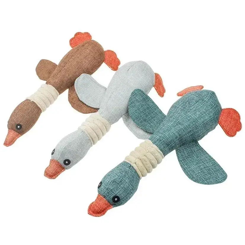 1 Pcs New Pet Toy Goose Sound Durable Chewing Teeth Cleaning Dog Cat Pet Supplies