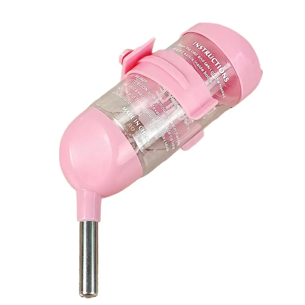 80ml Kugellager-Trinkflasche für Hamster und Kaninchen, Auslaufsicherer Hängender Spender, Kleintier-Käfigtränke – Detail 10