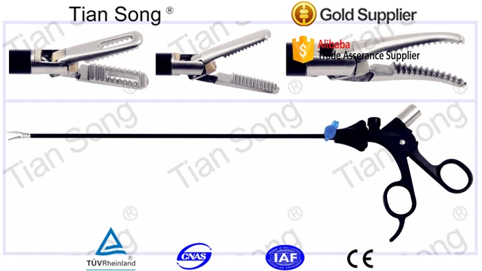 

Laparoscopic rigid bipolar coagulating forceps