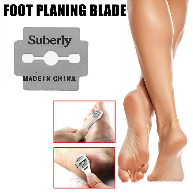 Stainless Steel Foot Callus Shaver Heel Hard Skin Remover Hand Feet  Pedicure Razor Tool With 10pcs Blades Foot Care Foot File - AliExpress