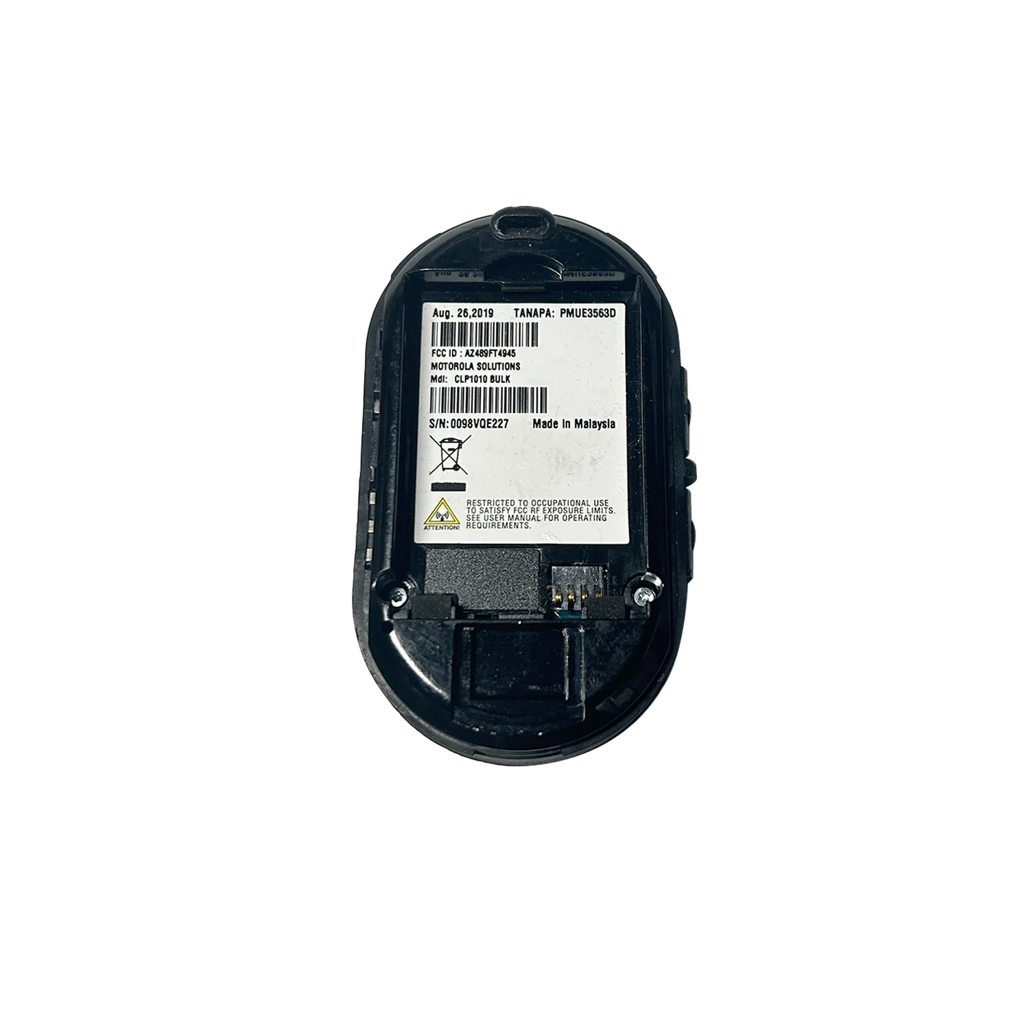 Used CLP1010 1 Channel UHF Two-Way Radio Without Battery