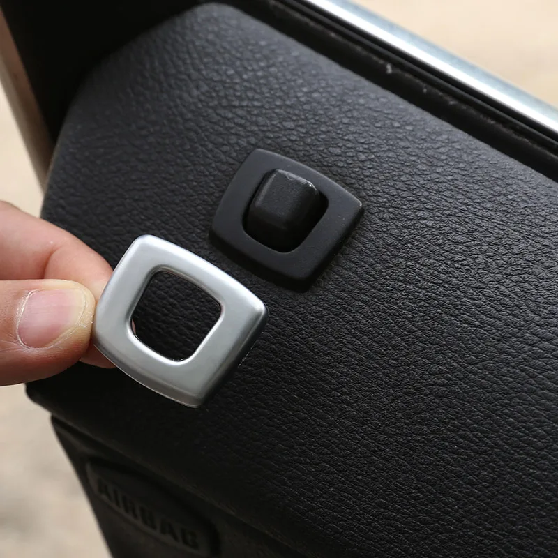 

For BMW X3 E83 2006 2007 2008 2009 2010 ABS Chrome Car Door Lock Door Bolt Cover Trim Stickers Car Accessories