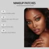 Facial Spot Glitter Sticker Fake Freckle Metallic Golden Irregular Waterproof Temporary Tattoo Star Sticker For DIY Makeup Party 6