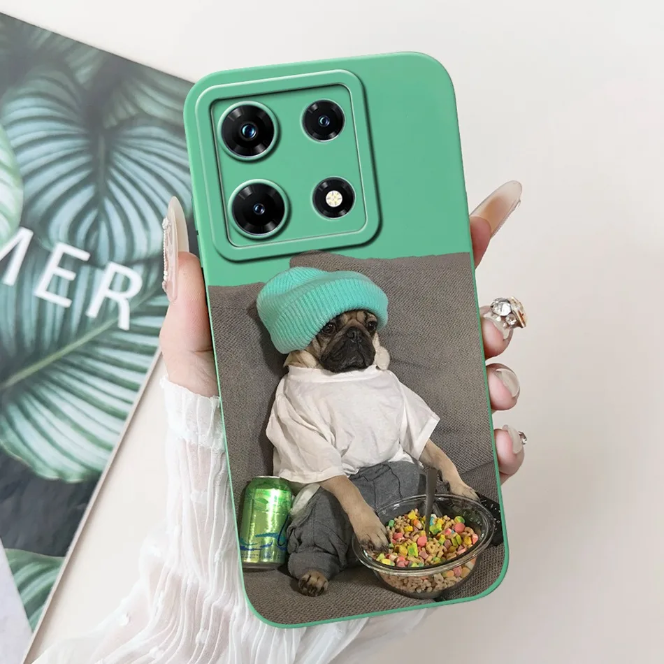 Elegant Painted Soft Silicone Shockproof Phone Case