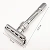 Adjustable Safety Razor Mens Folding Shaving Double Edge Classic Safety Razor Stainless Steel Razor Blade Barber Shaving Tools 6