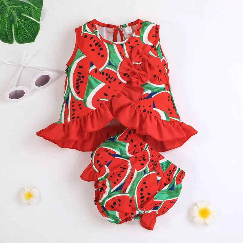 New Baby Suit Boys' And Girls' Clothes Summer Children's Suit Baby Pants Two-piece Children's Clothes Summer Clothes Baby Clothing Set medium Baby Clothing Set