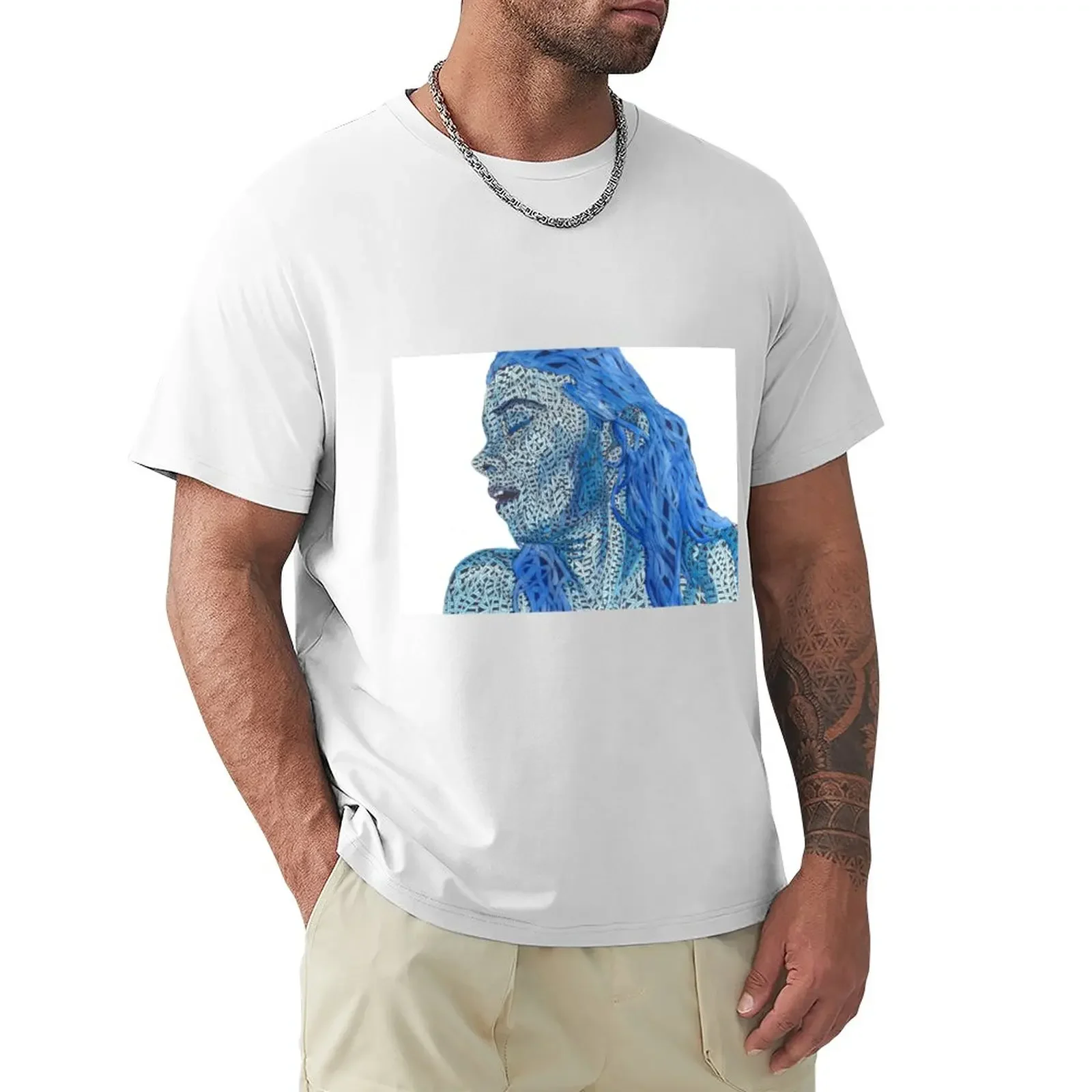 

lhasa de sela T-Shirt summer clothes oversized Men's cotton t-shirt