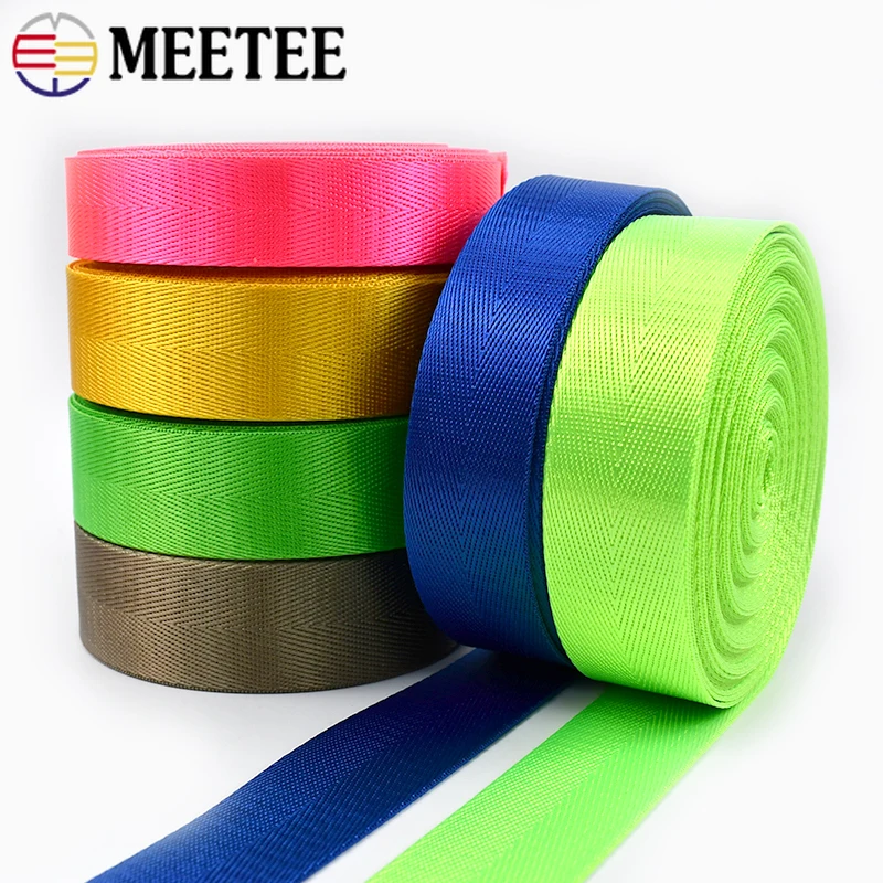 Durable Nylon Webbing Tape for Crafting and DIY Projects - 2 Meters