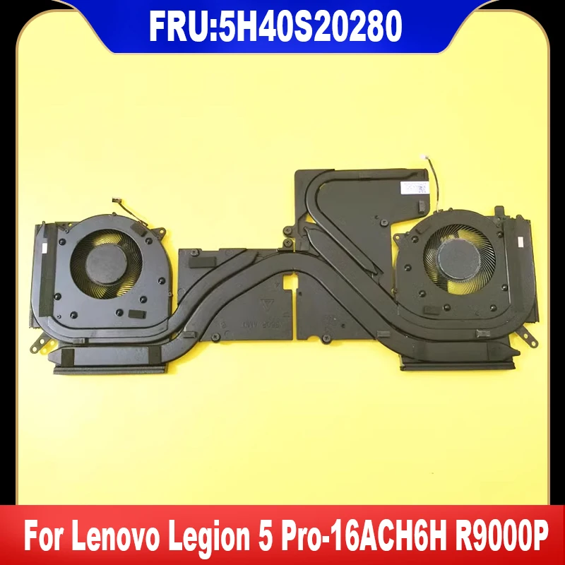 Фото 5H40S20280 новый оригинальный для Lenovo Legion 5 Pro-16ACH6H R9000P 2021 16-дюймовый Вентилятор охлаждения процессора GPU кулер вентилятор радиатор высокого качества №1