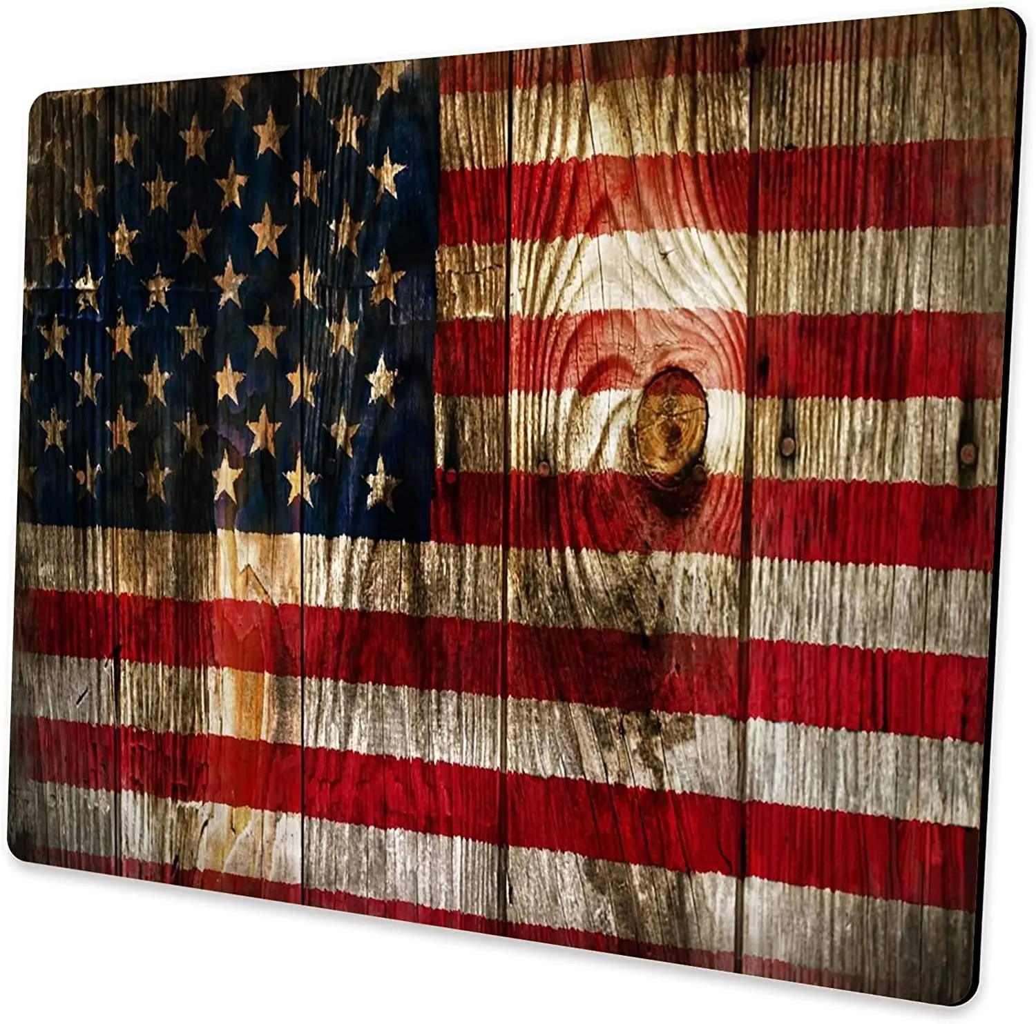 America Flag Mouse Pad Unique Design Anti-Slip Rubber Base Mouse Pad for Desktop Computer and Laptop Mouse Pad 9.5X7.9 Inch