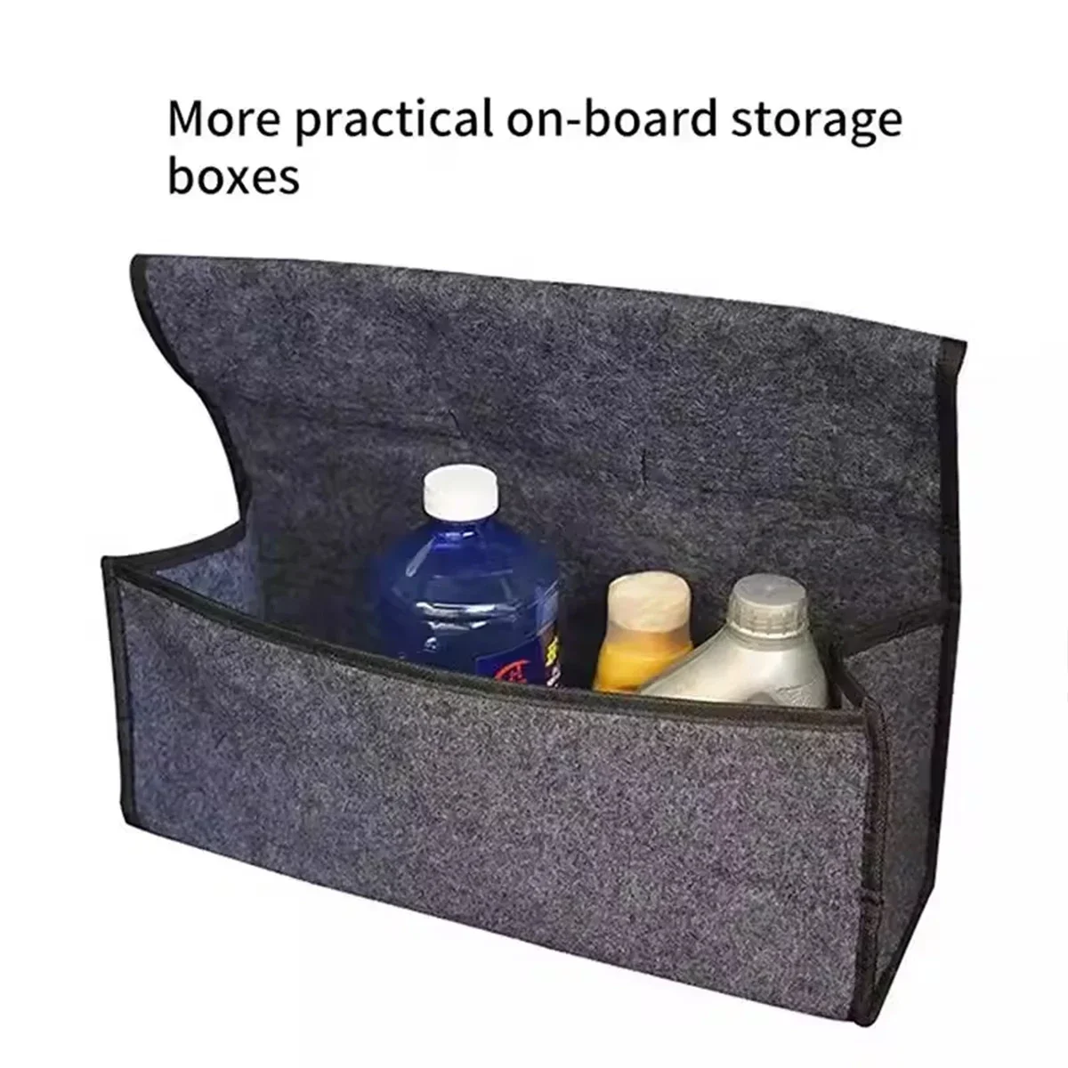 Car Bag Storage Box Thickened Felt Storage Box Car Parts Portable Foldable Accessories car trunk organizer trunk organizer