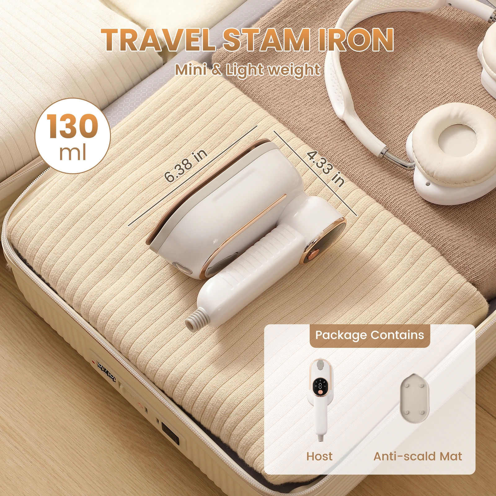 Small Hand Holding Ironing Machine Iron Machine Household Steam Portable Hanging Ironing Machine Steam Iron_voghion.com