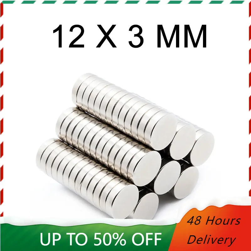 1/4 x 1/8 inch Small Neodymium Rare Earth Permanent Disc Magnets N52 (96 Pack)