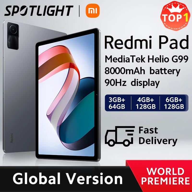 超人気の 国内版 Amazon Redmi pad 3GB 64 ケーブル、画面フィルム