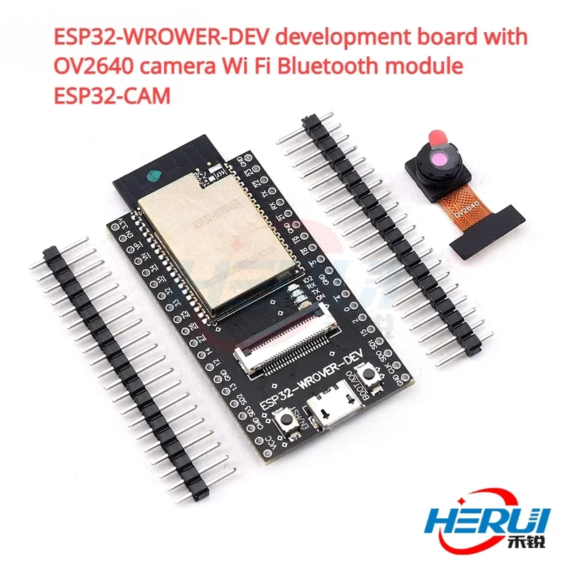

ESP32-WROWER-DEV development board with OV2640 camera Wi Fi Bluetooth module ESP32-CAM