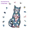 Wooden Puzzles for Adults, 100/200/300 Pieces Uniquely Irregular Animal Shaped Wooden Puzzles, High-difficulty Puzzle 2