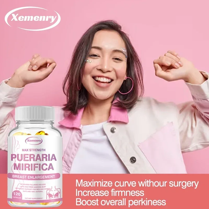 Contains Pueraria Mirifica-Vegan, Gluten-Free, Dairy-Free-Supplement for Women