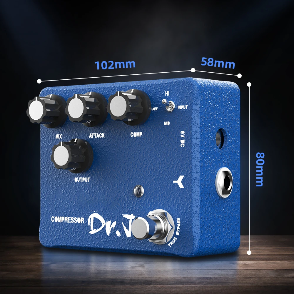 Dr. J Series D55 Compressor Guitar Pedal Greatest Compressor with Sustain Effect