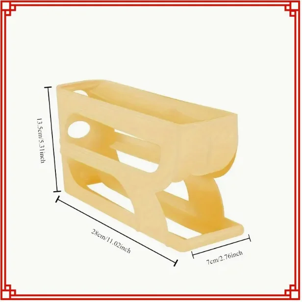 Sliding Egg Carton For Kitchen Egg Storage Box Refrigerator Side Large Capacity Space Saving Three-Layer Drop-Proof Egg Tray 5