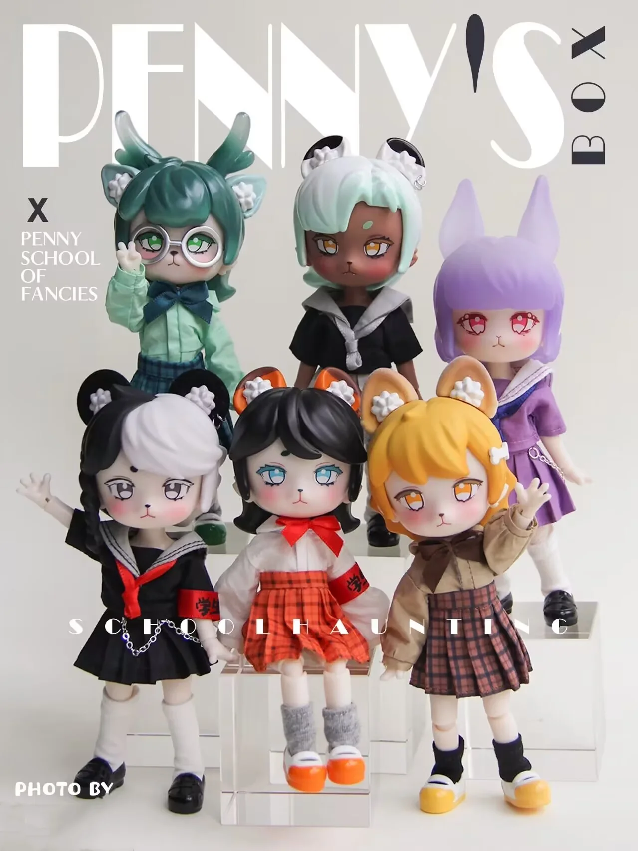 

Kawaii Penny Box Bjd Doll College Strange Talk Series Blind Box Toy 1/12 Bjd Toy Action Figures Model Doll Toys Birthday Gift